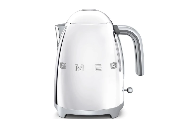 Image of Smeg Eejb116 50S Retro Style Kettle And 2-Slice Toaster - Stainless Steel Teel WG3OD Unisex