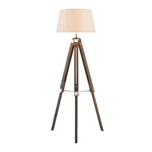 Image of Premier Housewares Bailey Floor Lamp Tripod - Brown