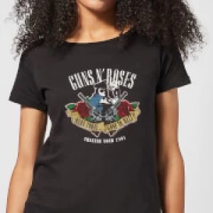 Image of Guns N Roses Here Today... Gone To Hell Womens T-Shirt - Black - 3XL