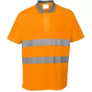 Image of Portwest S171ORRL - sz L Cotton Comfort Polo - Orange - Orange