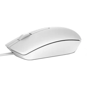 Image of Dell MS116 Optical USB Wired Mouse - White