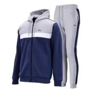 Image of Slazenger Full Zip Tracksuit Mens - Grey