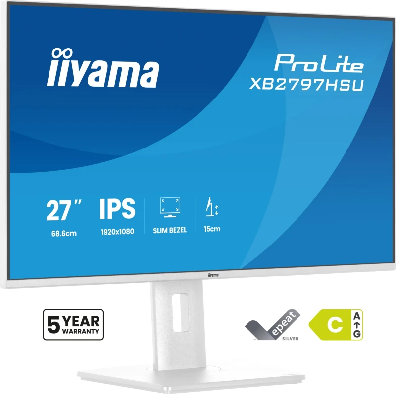 Image of iiyama ProLite XB2797HSU-W1 computer monitor 68.6cm (27") 1920 x