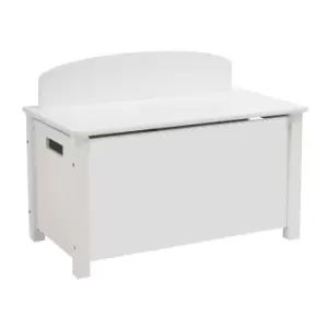 Image of Kids Big White Toy Box, white
