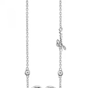 Image of Ladies Guess Silver Plated Grace Necklace
