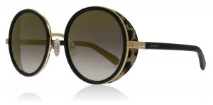 Image of Jimmy Choo Andie/N/S Sunglasses Gold / Black 0NQ 54mm