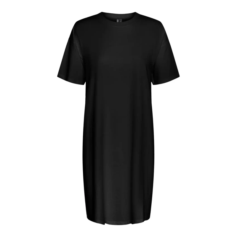 Image of Pieces Womens t-shirt dress Pieces Ria Noir Female S