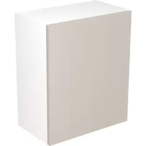 Image of Kitchen Kit Flatpack Slab Kitchen Cabinet Wall Unit Super Gloss 600mm in Light Grey MFC