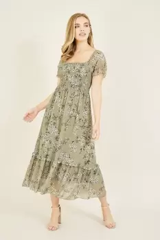 Image of Yumi Delicate Floral A Line Dress