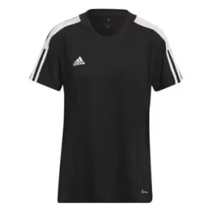 Image of adidas Tiro Jersey Womens - Black