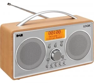 Image of Logik Portable DAB Clock Radio L55DAB15
