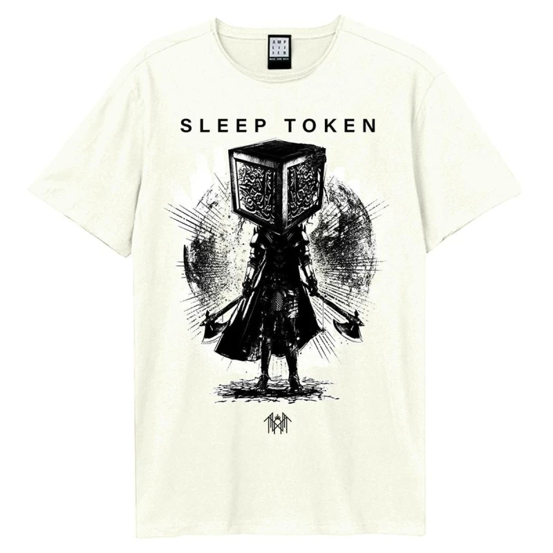 Image of Amplified Amplified Men Axe Samarui Sleep Token T-Shirt in White Size: X-Small White XS Male 5063527948953