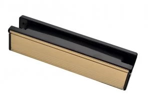 Image of Wickes Universal Letter Box - Brass 20-80mm