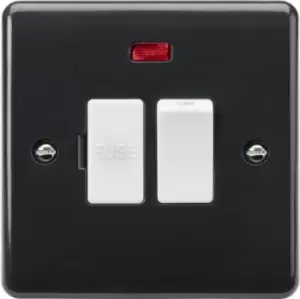 Image of KnightsBridge 13A switched fused spur with neon and flex outlet from base [Part M Compliant]