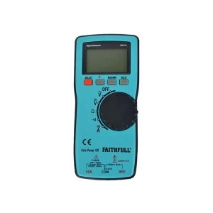 Image of Faithfull Auto-Range Digital Multimeter