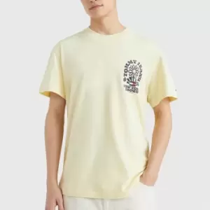 Image of Tommy Jeans Homegrown Logo Cotton T-Shirt - L