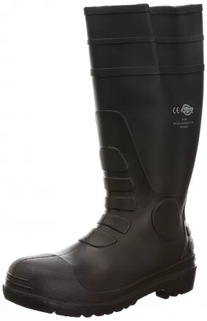 Image of Dickies Safety Wellington Boot - Black Size 9