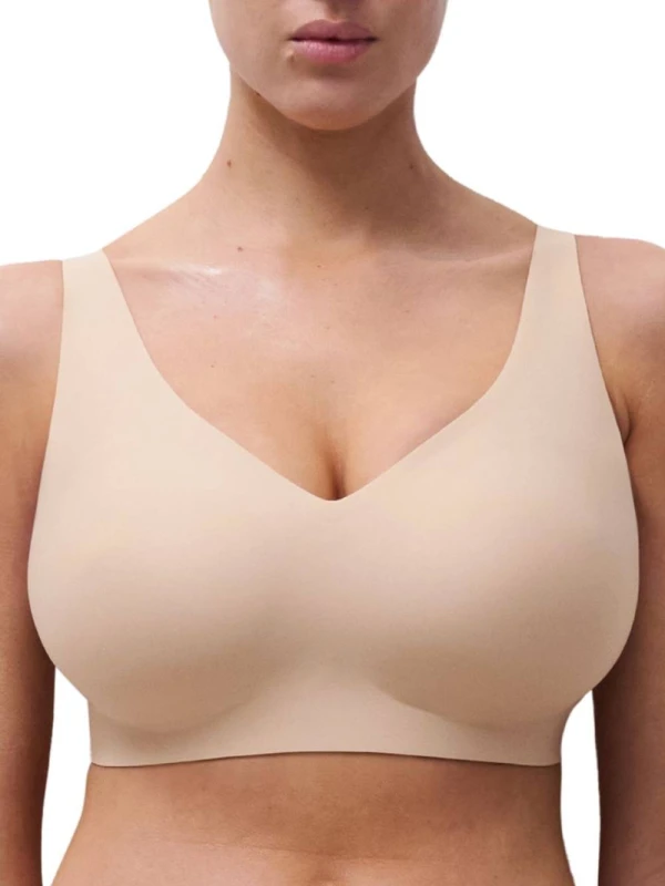Image of Chantelle Womens SoftStretch Power Plunge Bra in Beige Size: 10 Beige Female 10
