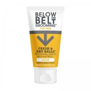 Image of Below The Belt Grooming Fresh & Dry Balls Active 75ml