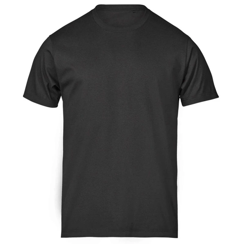Image of TEE JAYS Unlabeled T-Shirt in Black Size: 12-13 Years Black Unisex 12-13 Years