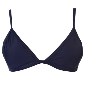 Image of SoulCal Tropical Triangle Bikini Top Ladies - Blue