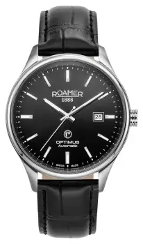 Image of Roamer 983983 41 85 05 Optimus Automatic Black Dial Watch