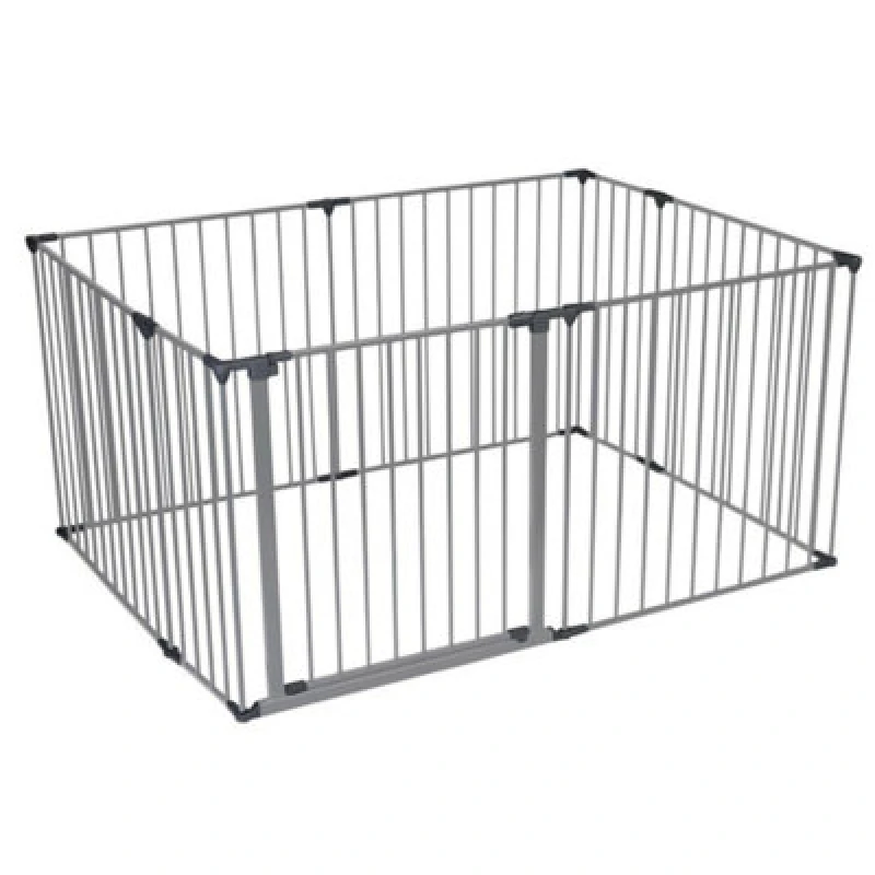 Image of Safetots Premium Multi Panel Play Den, 105Cm X 144Cm, Grey, 70Cm High