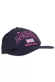 Image of Navy London England Union Flag Cap