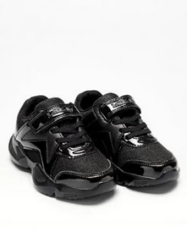 Image of Lelli Kelly Girls Sabelle Trainers - Black, Size 2 Older