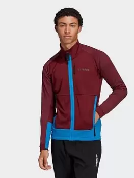 Image of adidas Terrex Tech Flooce Hiking Fleece, Black, Size S, Women