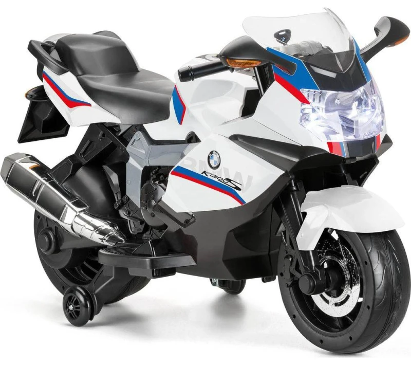 Image of XOOTZ BMW K1300S Kids Electric Ride-On Bike - White, Black,White 5031470273798
