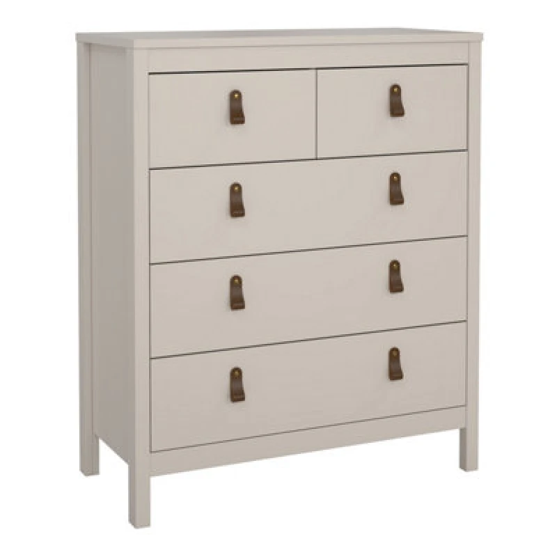 Image of Furniture To Go Barcelona Chest 3+2 Drawers In Cashmere