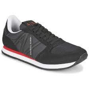 Image of Armani Exchange Runner Trainers Black Size 7 Men