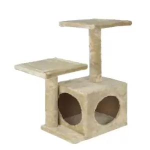Image of Bunty Cat Tree - Cat Playhouse - Cream