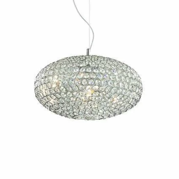 Image of Orion 8 Light Medium Ceiling Pendant Chrome, E14