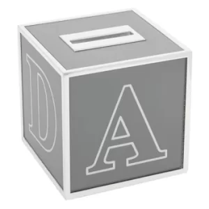 Image of ABC Grey Silver Money Cube