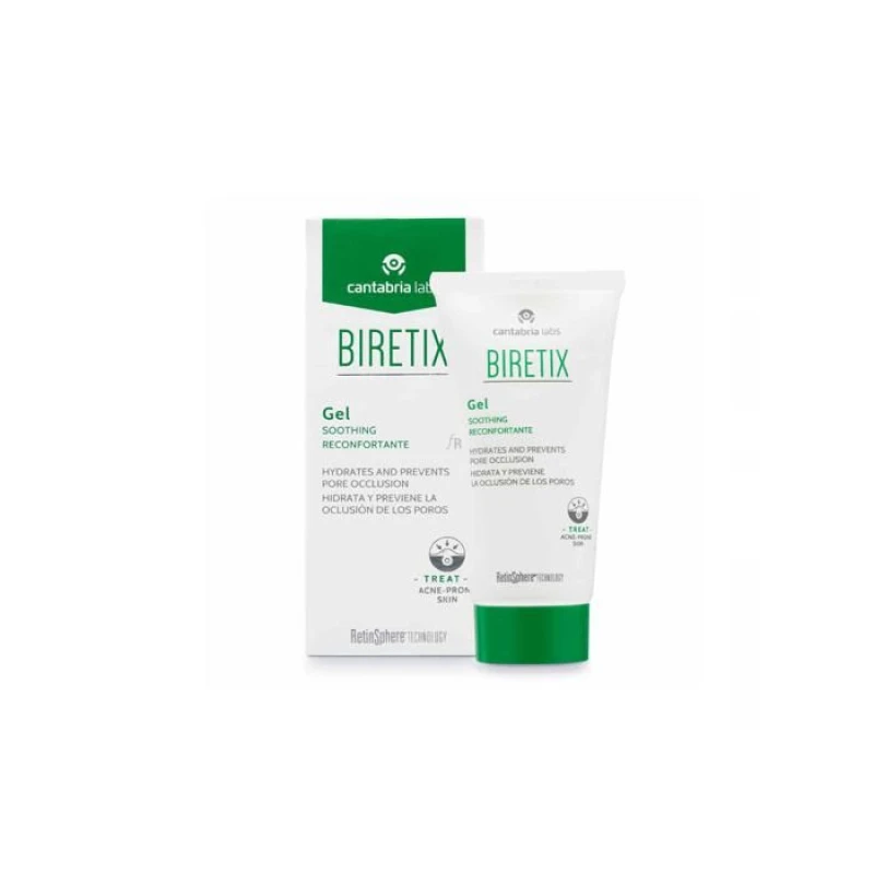 Image of Biretix Treat Soothing Gel soothing gel for acne-prone skin 50ml