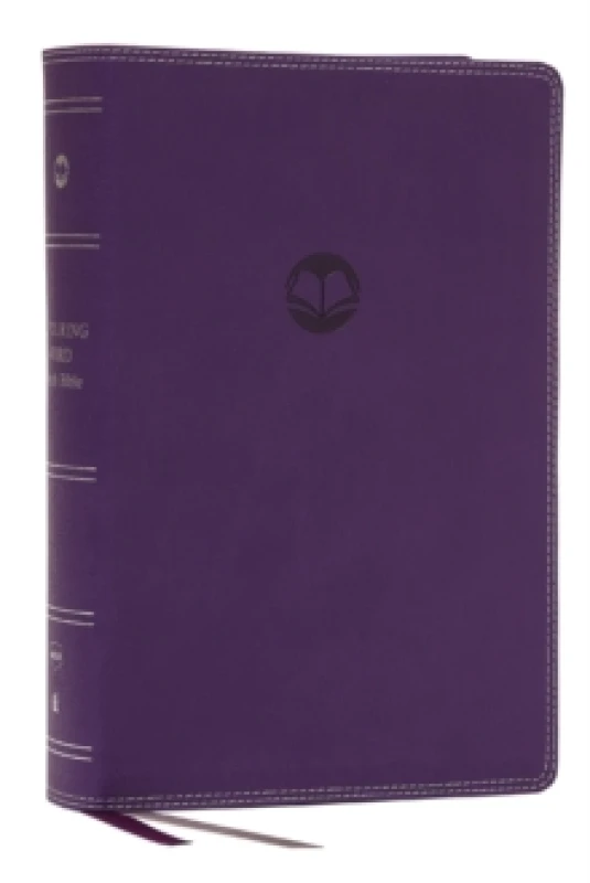 Image of Enduring Word Study Bible: Pastoral Commentary from Every Chapter of the Bible (NKJV, Purple Leathersoft, Red Letter, Comfort Print) Leather / fine bi
