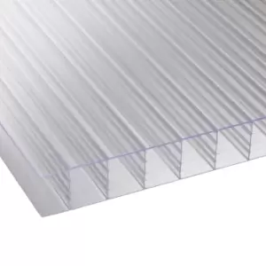 Image of Corotherm Clear Multiwall Polycarbonate Roofing Sheet 3M X 980mm, Pack Of 5