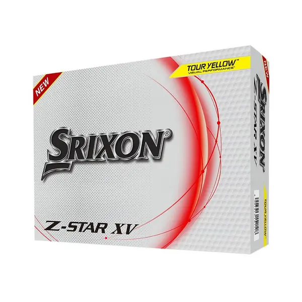 Image of Srixon 2023 Z-Star XV 8 Golf Balls - Yellow (Doz)