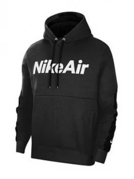 Image of Nike Sportswear Air Overhead Hoodie, Black, Size S, Men