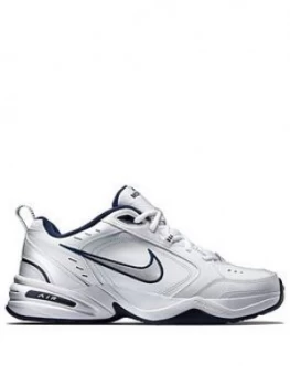 Image of Nike Air Monarch IV - White/Silver, White/Silver, Size 8, Men