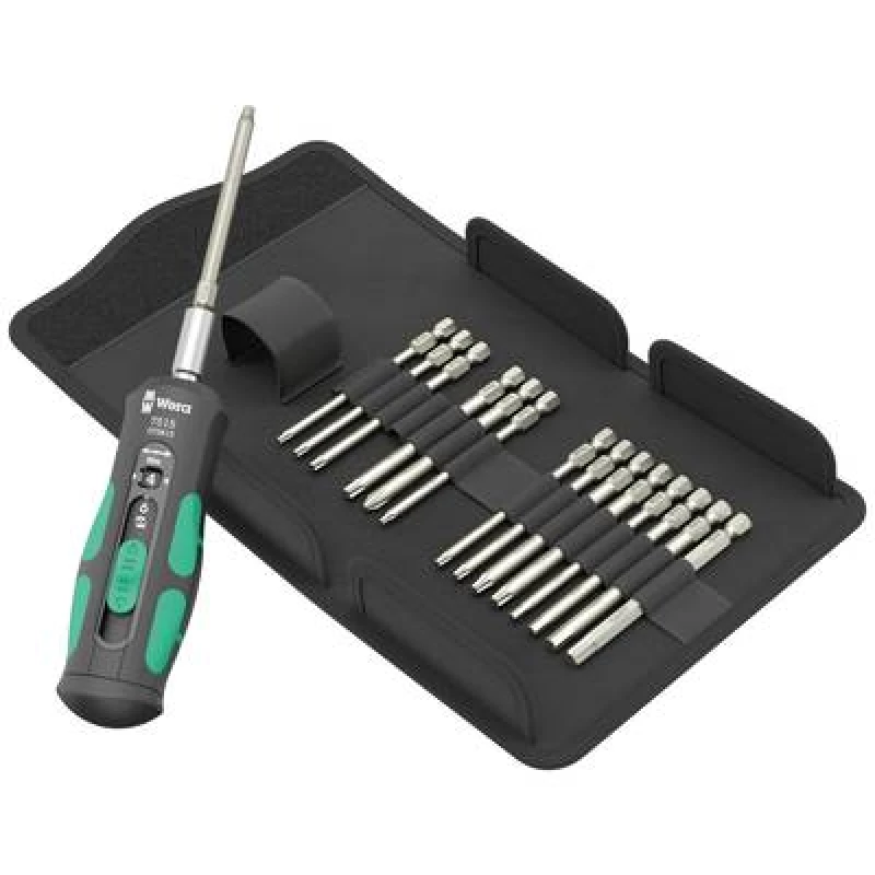 Image of Wera Wera 7515/16 Kraftform Safe-Torque Speed Universal 1 05075851001 Bit set 16 Piece Phillips, TORX BO, TORX Plus, Allen incl. screwdriver bit holde