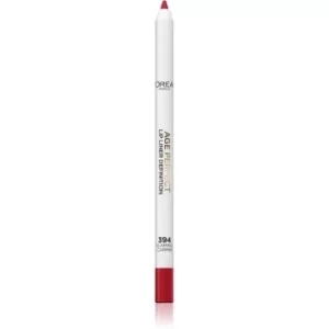 Image of LOreal Paris Age Perfect Contour Lip Pencil Shade 394 Flaming Carmin 1.2 g