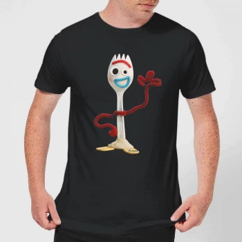 Image of Toy Story 4 Forky Mens T-Shirt - Black - 5XL