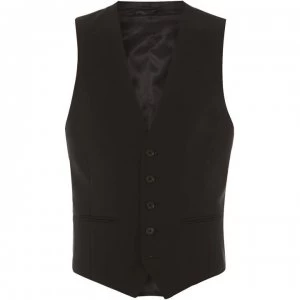 Image of Kenneth Cole Hudson Panama Suit Waistcoat - Black