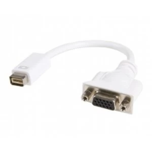 Image of Mini DVI to VGA Video Cable Adapter for Macbooks and iMacs