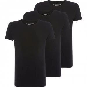 Image of Tommy Bodywear 3 Pack T-Shirts - Black