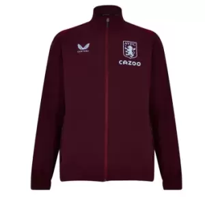 Image of Castore Aston Villa Players Travel Jacket - Black