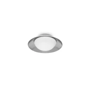 Image of Side Nickel Flush Ceiling Lamp G9